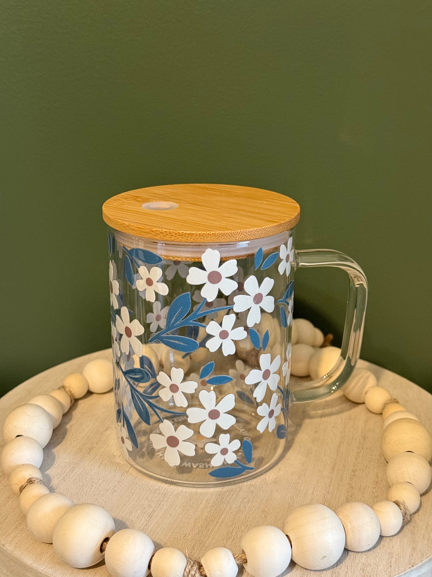 White Daisy Field 16oz