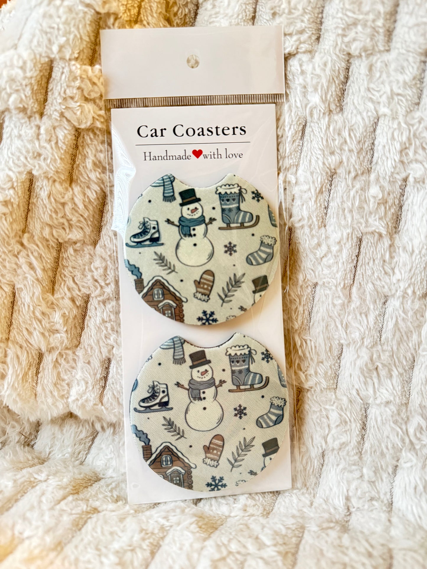 Winter Doodle Coaster