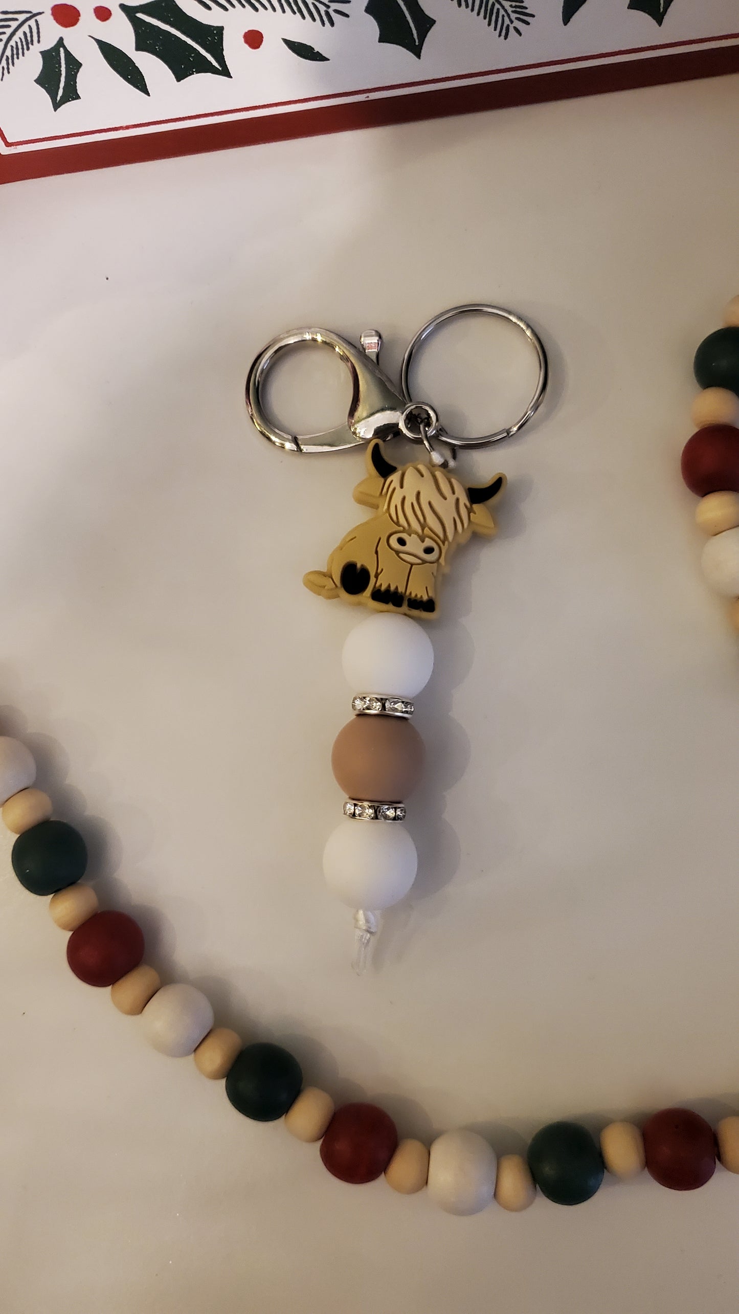 Cow Keychain