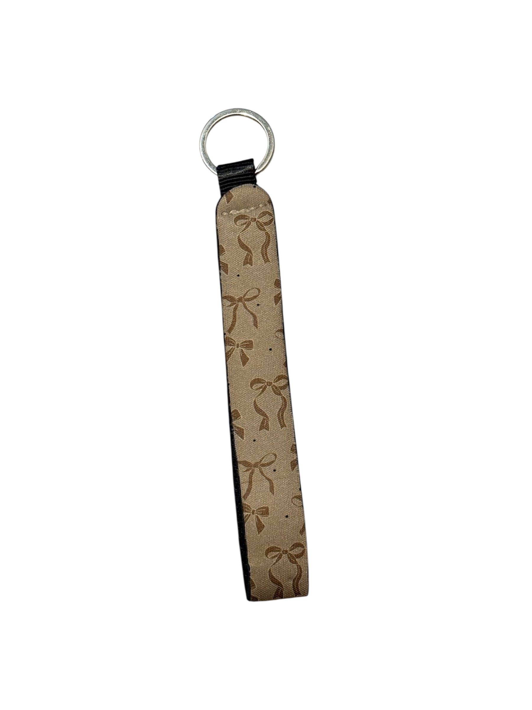 Brown Bow Keychain
