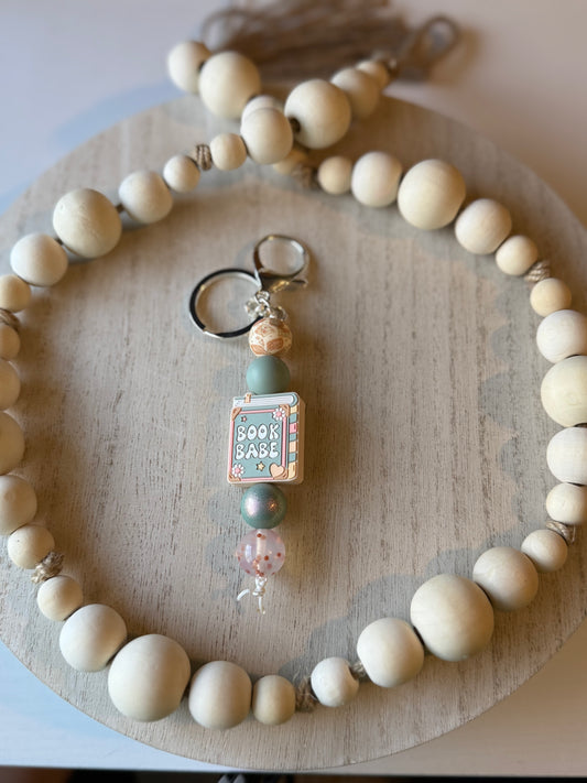 Book Babe Keychain