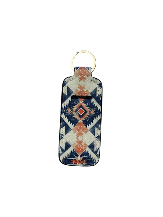 Distressed Aztec Chapstick Holder